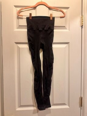 Free people FP movement black diamond leggings black xs/s